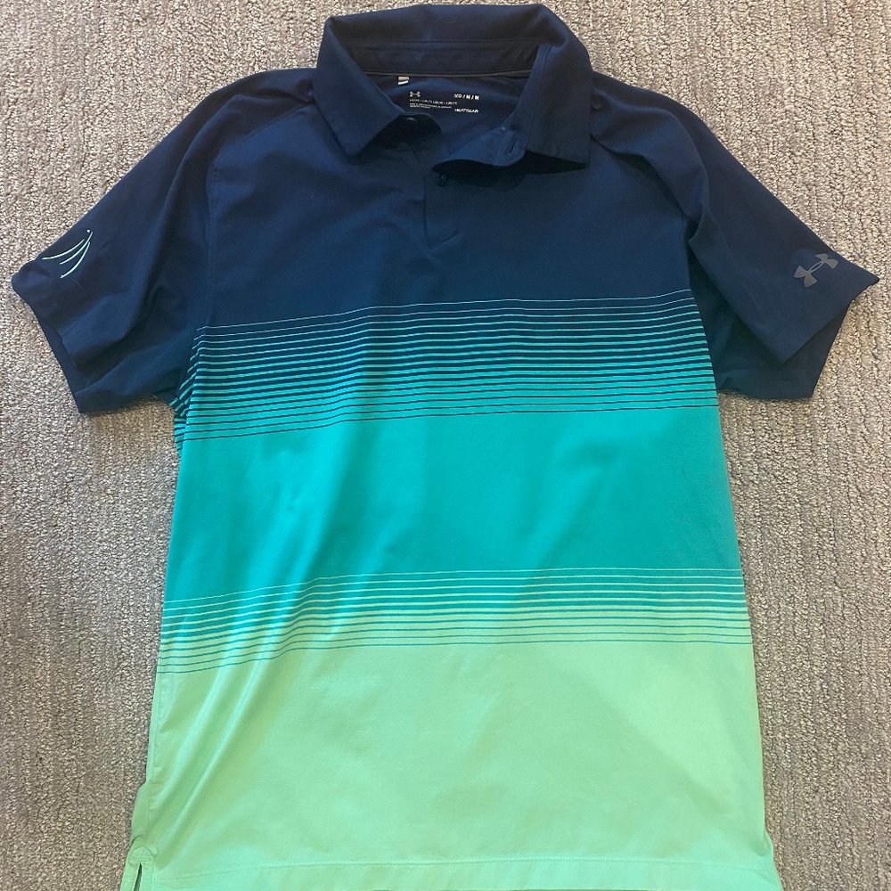 Under Armour Golf Polo Blue M